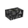 Lille Julegavekasse sort m/juletr�er, t/6 fl.Bordeaux